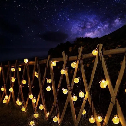 Guirlandas Solares com 50 LEDs (9 metros)