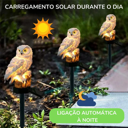 Coruja Solar LED MagicNight