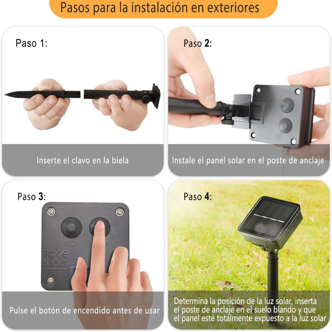 Corda LED Solar EcoLight - 10 metros