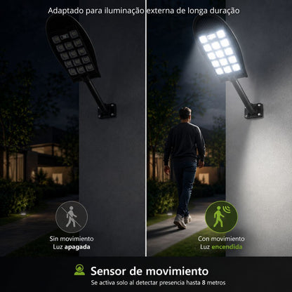 Projetor Solar 800W com Sensor de Movimento