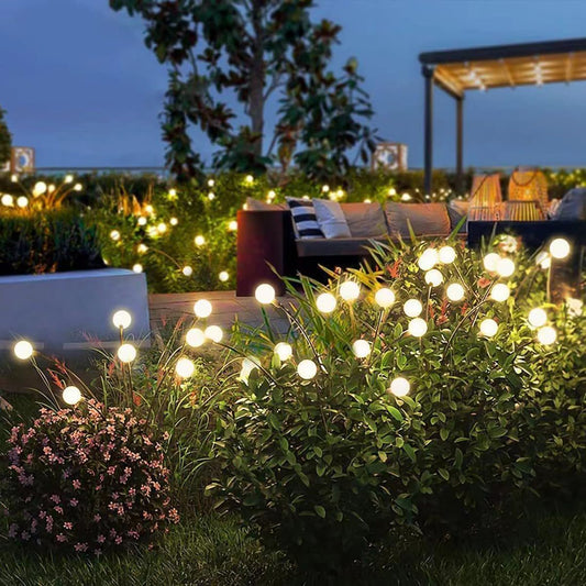 Pirilampos com 6 Luzes LED solares