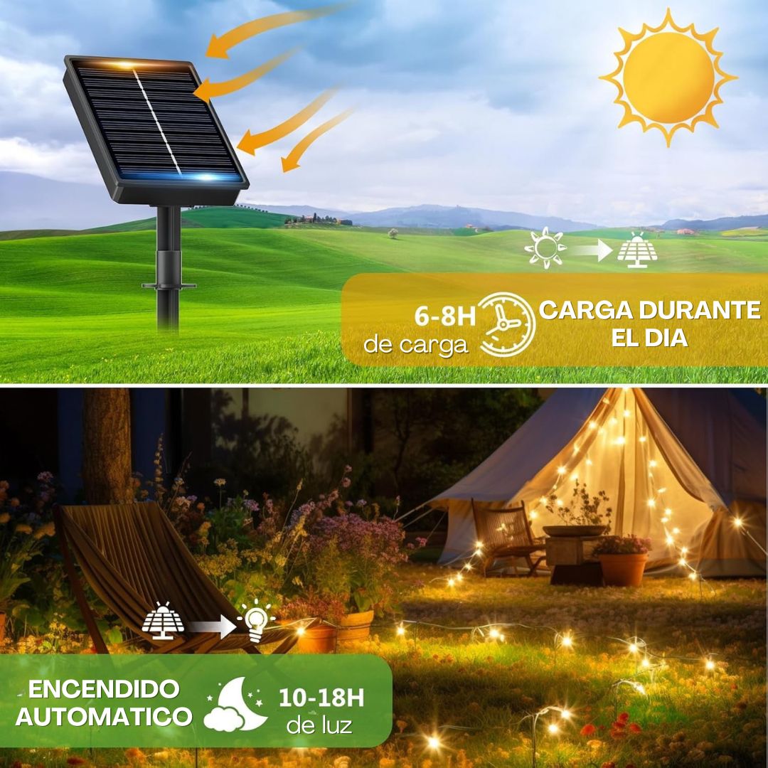 Corda LED Solar EcoLight - 10 metros