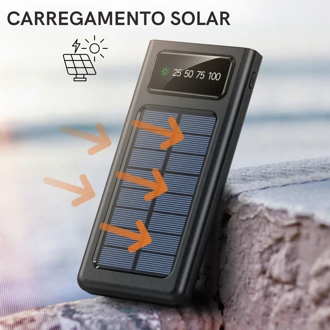 Bateria Portatil Solar 10000 mAh