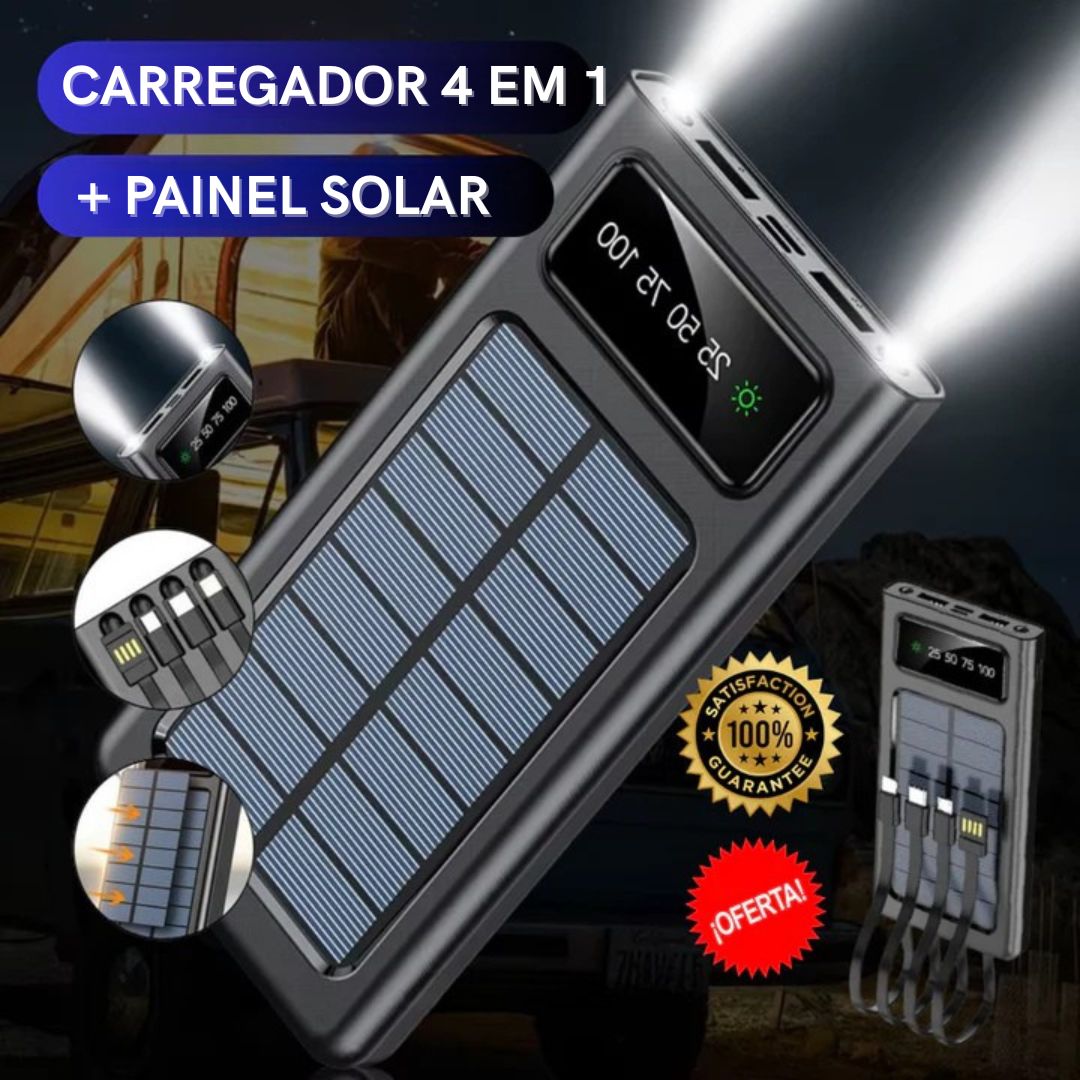Bateria Portatil Solar 10000 mAh