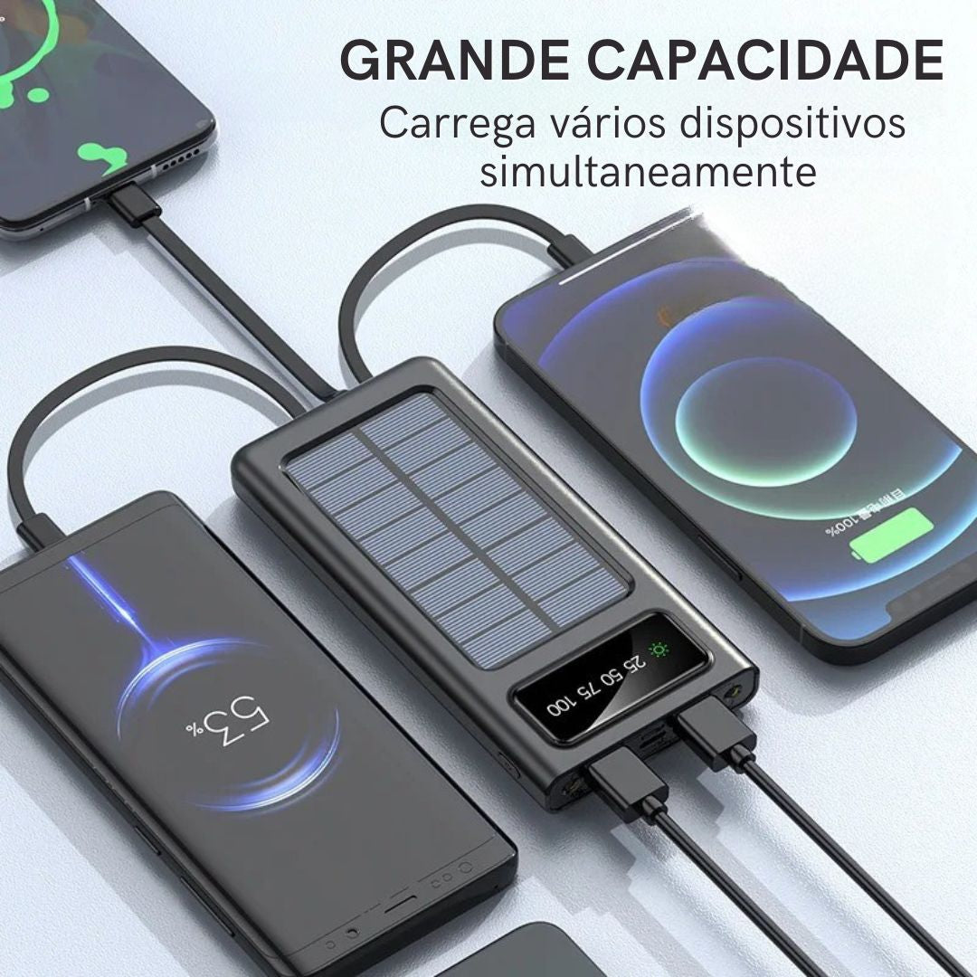 Bateria Portatil Solar 10000 mAh