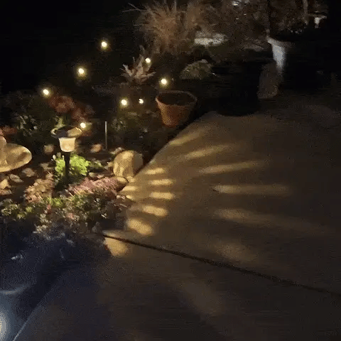 Pirilampos com 6 Luzes LED solares