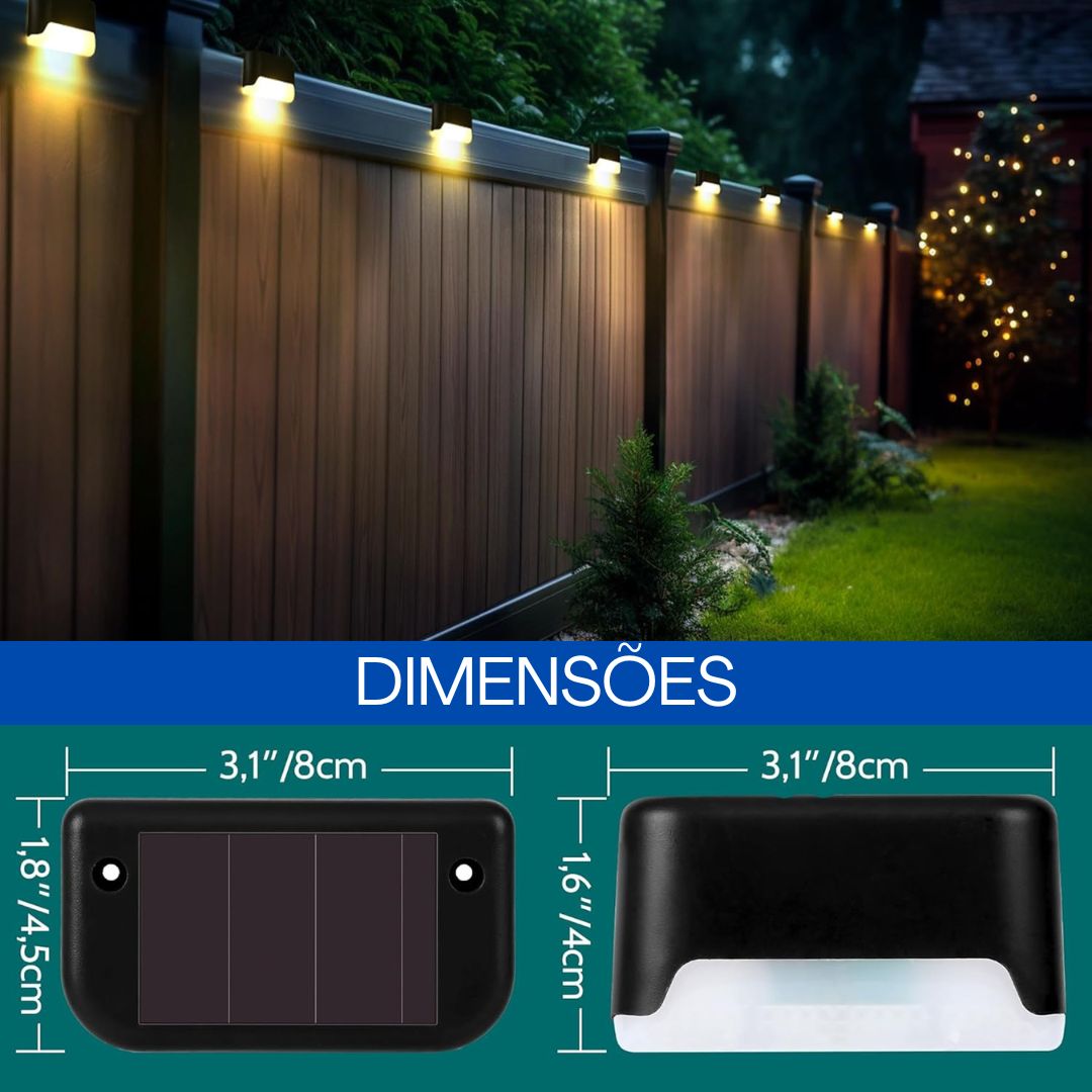 Luzes LED com carregamento solar LightPlus™